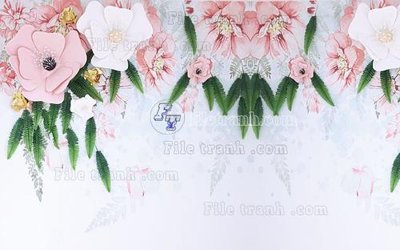 File in lụa File in tranh tường hiện đại FT23106 (phong cảnh) File in tranh tường hiện đại FT23106