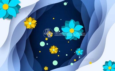 File gốc File in tranh tường hiện đại FT23129 cho in ấn và thiết kế