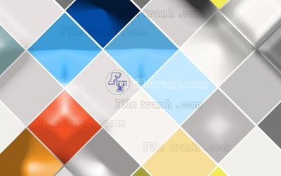 File in trần File in tranh tường hiện đại FT23142 (file gốc) chủ đề vũ trụ