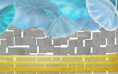 File in mica File in tranh tường hiện đại FT23197 (bản gốc) siêu trong