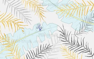 File in trần File in tranh tường hiện đại FT23247 (file gốc) phong thủy