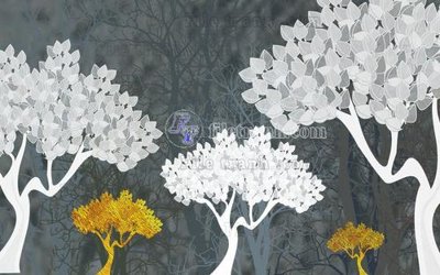 File gốc File in tranh tường hiện đại FT23253 (chuẩn CMYK) cho nhà in