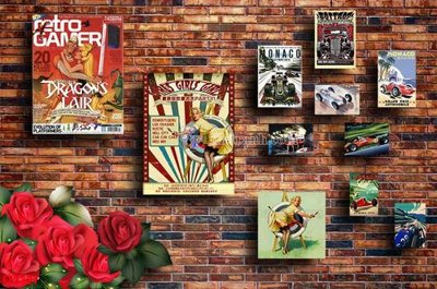 File tranh gốc File psd tường quán cà phê FT2327 (sắc nét từng chi tiết)