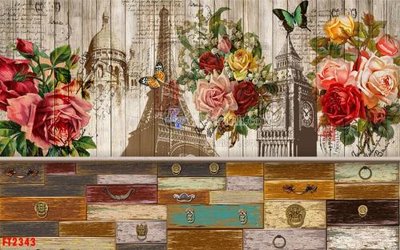 File gốc File psd tường quán cà phê FT2343 (in ấn) màu sắc trung thực