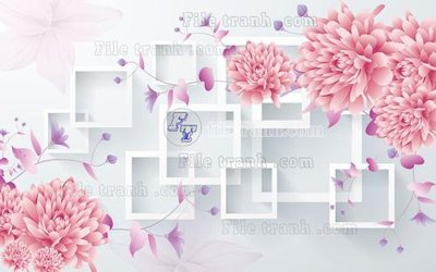 File gốc File in tranh tường hiện đại FT23543 (dành cho trang trí nội thất)