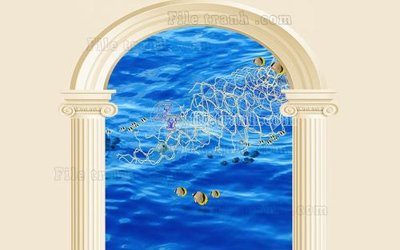 File PSD File in tranh tường hiện đại FT23608 (nguyên bản) cho thiết kế