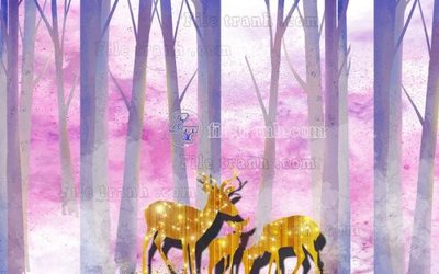 File PSD in ấn File in tranh tường hiện đại FT23665 (chất lượng cao)