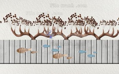 File in ấn cao cấp File in tranh tường hiện đại FT23681 (file gốc)