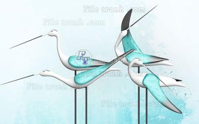 Cung cấp file tranh gốc File in tranh tường hiện đại FT23693 độc quyền