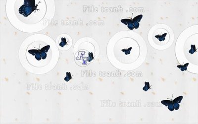 File in trần File in tranh tường hiện đại FT23735 (bản gốc) phong cảnh