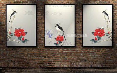 File gốc File in tranh tường hiện đại FT23744 (AI/EPS) cho in ấn