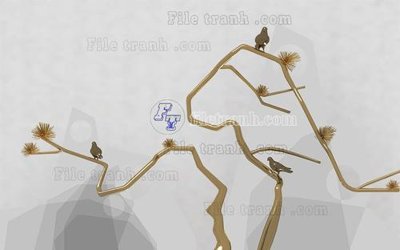 Download file File in tranh tường hiện đại FT23805 (gốc) in mica ốp bếp