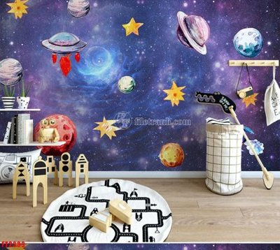 File in mica File psd tường quán cà phê FT2383 (bản gốc) làm vách ngăn