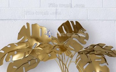 Tải file gốc in lụa File in tranh tường hiện đại FT23865 siêu nét