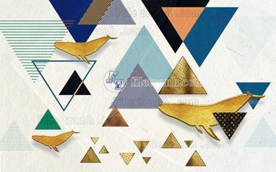 File gốc in ấn File in tranh tường hiện đại FT23929 độ phân giải cao