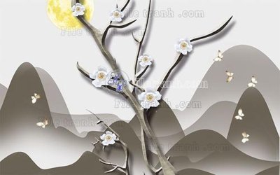 File PSD File in tranh tường hiện đại FT23939 (gốc) nhiều lớp (multi-layer)