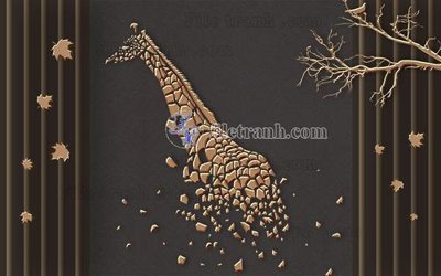 File gốc File in tranh tường hiện đại FT23979 (cho in ấn) độc quyền