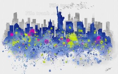 Ảnh gốc File in tranh tường hiện đại FT23998 (siêu chi tiết) để in ấn