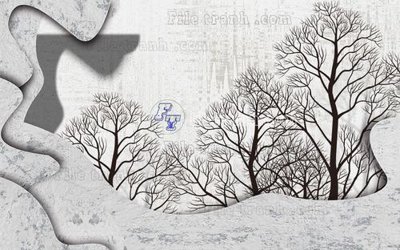 File ảnh File in tranh tường hiện đại FT24020 (gốc) in quảng cáo ngoài trời