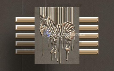 File gốc File in tranh tường hiện đại FT24034 (cho in UV) siêu nét