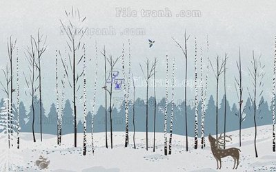 File tranh File in tranh tường hiện đại FT24089 (gốc) chủ đề tĩnh vật