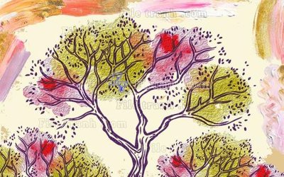 File gốc in tráng gương File in tranh tường hiện đại FT24092 chi tiết