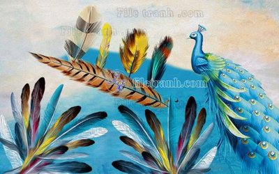 File in lụa File in tranh tường hiện đại FT24093 (hoa văn) File in tranh tường hiện đại FT24093