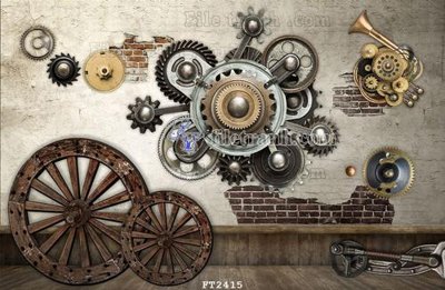 Download file File psd tường quán cà phê FT2415 (gốc) in mica đèn LED