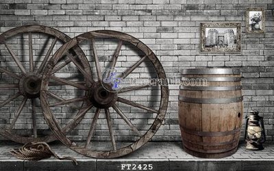 Ảnh gốc file in lụa File psd tường quán cà phê FT2425 chi tiết