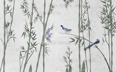 File gốc File in tranh tường hiện đại FT24348 (cho in UV) siêu nét