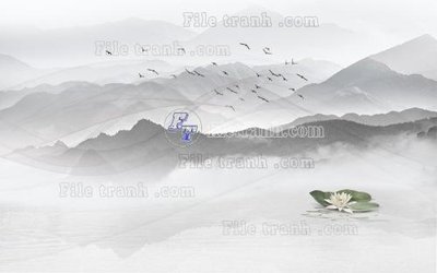 File gốc File in tranh tường hiện đại FT24390 (in ấn) không giới hạn