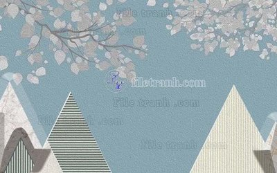 File gốc File in tranh tường hiện đại FT24403 (in lụa) chi tiết cao