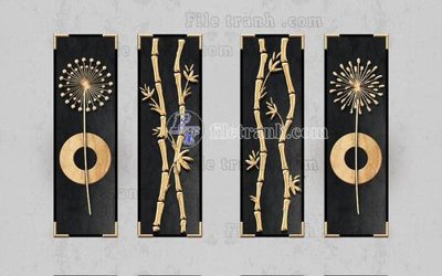 File gốc in mica File in tranh tường hiện đại FT24430 chất lượng