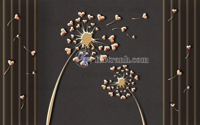 File gốc File in tranh tường hiện đại FT24435 (in lụa) tranh phong thủy