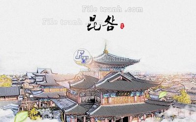 File PSD File in tranh tường hiện đại FT24442 (gốc) nhiều lớp (multi-layer)