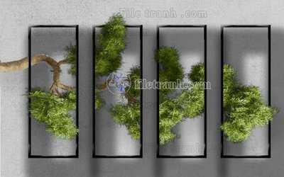 File gốc File in tranh tường hiện đại FT24464 (in lụa) chi tiết cao