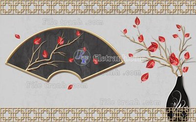 File tranh File in tranh tường hiện đại FT24507 (bản gốc) treo phòng ăn