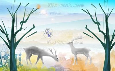 File gốc File in tranh tường hiện đại FT24554 (in lụa) cao cấp