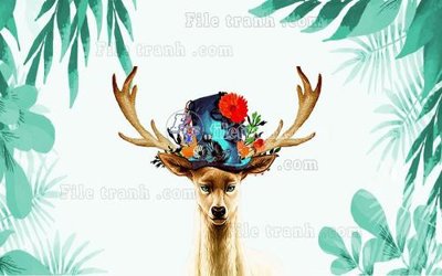 File tranh quảng cáo File in tranh tường hiện đại FT24560 (file gốc) chuyên nghiệp