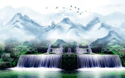 File ảnh File in tranh tường hiện đại FT24574 (gốc) in backdrop sự kiện