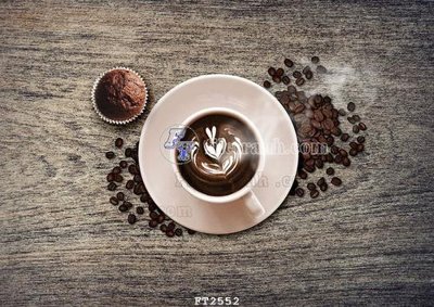 Tải file File psd tường quán cà phê FT2552 (gốc) làm file quảng cáo