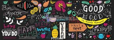 File in ấn File psd tường quán cà phê FT2566 (bản gốc) sắc nét