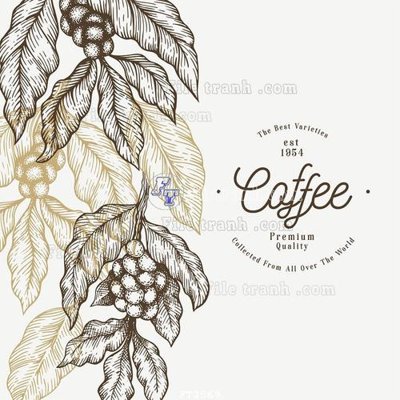 Ảnh gốc File psd tường quán cà phê FT2569 (độ nét cao) in mica