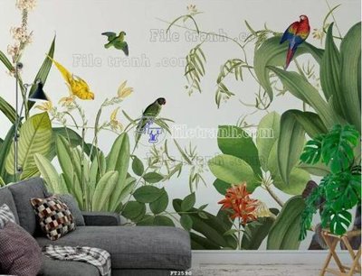 Download file gốc File psd tường quán cà phê FT2590 (in mica) trang trí