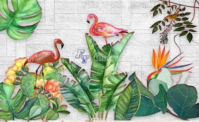 File tranh File psd tường quán cà phê FT2609 (bản gốc) in lụa 3D