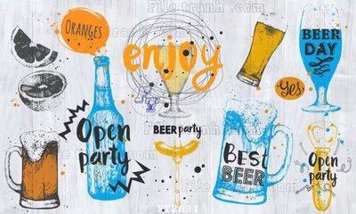 File gốc File psd tường quán cà phê FT2631 (trang trí) phòng trẻ em