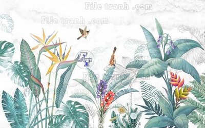 File gốc File psd tường quán cà phê FT2678 (in mica) cắt laser