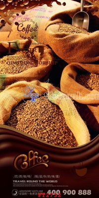 Tải file gốc File psd tường quán cà phê FT2732 (bản PSD) còn layer