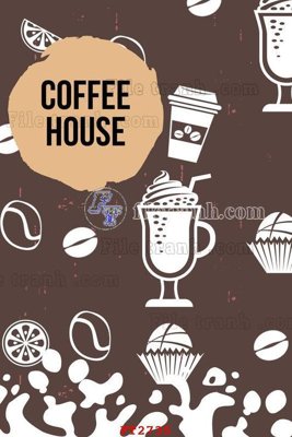 Tải file gốc File psd tường quán cà phê FT2735 (bản PSD) gốc
