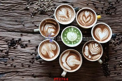 File tranh File psd tường quán cà phê FT2764 (gốc) in backlit film